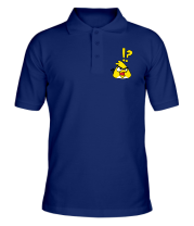 Мужская футболка поло Angry Birds (Желтая птица) фото
