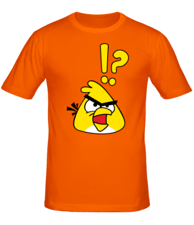 Мужская футболка Angry Birds (Желтая птица)