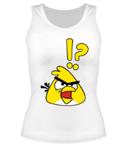 Женская майка борцовка Angry Birds (Желтая птица)