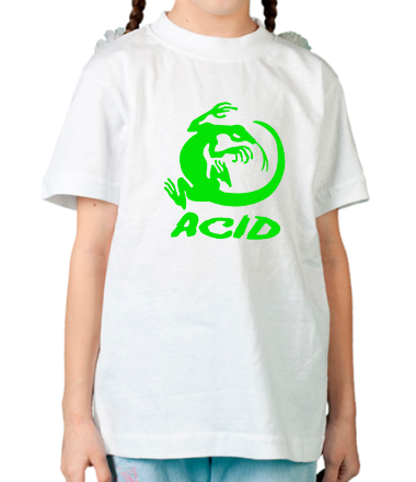Детская футболка Acid iguana