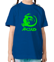 Детская футболка Acid iguana фото