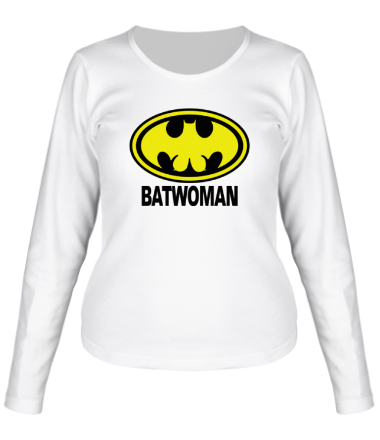 Женская футболка длинный рукав Batwoman