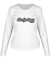 Женская футболка длинный рукав Discjockey (Dj) фото