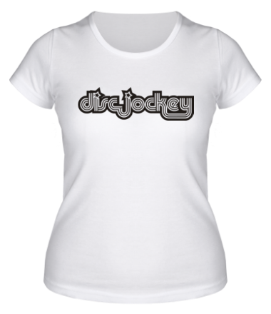 Женская футболка Discjockey (Dj)