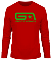 Мужская футболка длинный рукав Groove Armada фото