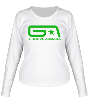 Женская футболка длинный рукав Groove Armada