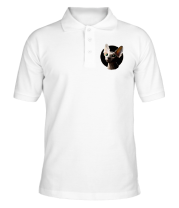 Мужская футболка поло Лысая котямба фото