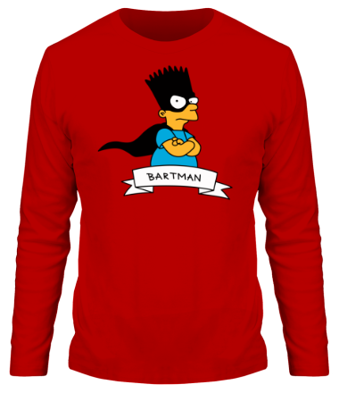 Мужская футболка длинный рукав Bartman