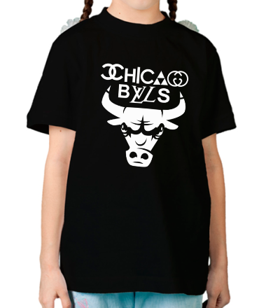 Детская футболка Chicago Bulls fun logo