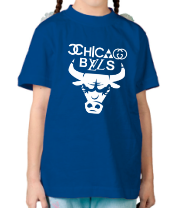 Детская футболка Chicago Bulls fun logo фото