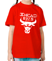 Детская футболка Chicago Bulls fun logo фото