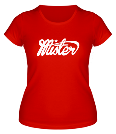 Женская футболка Mister