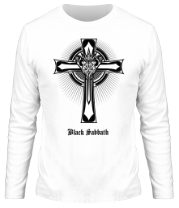 Мужская футболка длинный рукав Black Sabbath logo фото