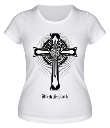 Женская футболка Black Sabbath logo