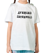 Детская футболка Avenged Sevenfold фото
