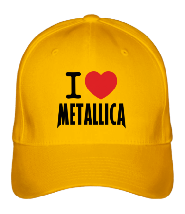 Бейсболка I love Metallica