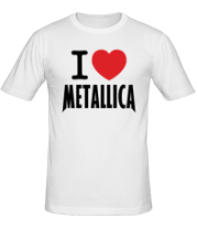 Мужская футболка I love Metallica фото