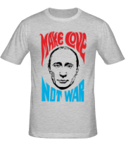 Мужская футболка Make love not war