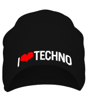 Шапка I Love Techno фото