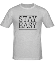 Мужская футболка Stay easy фото