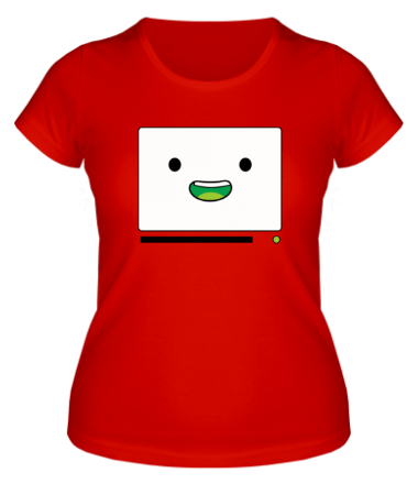 Женская футболка Компьютер BMO