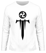 Мужская футболка длинный рукав Trivium logo фото