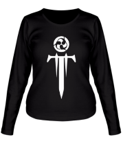Женская футболка длинный рукав Trivium logo фото