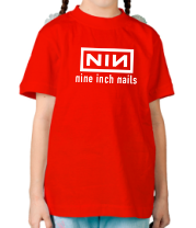 Детская футболка Nine inch Nails logo фото