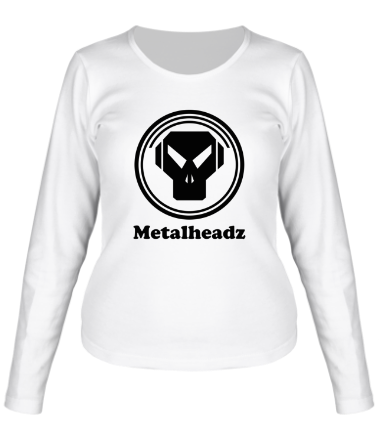 Женская футболка длинный рукав Metalheadz (moving shadow)