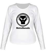 Женская футболка длинный рукав Metalheadz (moving shadow) фото