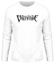 Мужская футболка длинный рукав Bullet for my Valentine logo фото