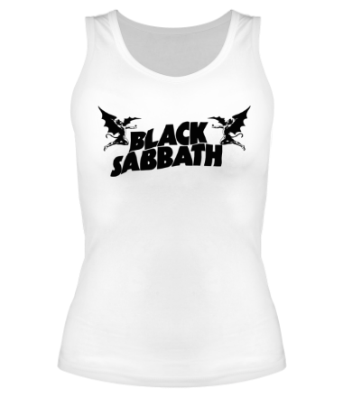 Женская майка борцовка Black Sabbath