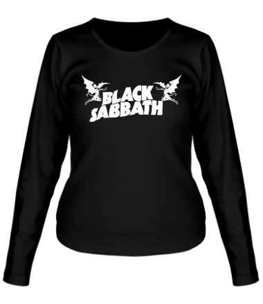 Женская футболка длинный рукав Black Sabbath