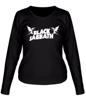 Женская футболка длинный рукав Black Sabbath фото