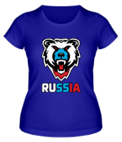 Женская футболка Русский медведь фото