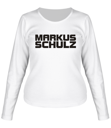 Женская футболка длинный рукав Markus Schulz