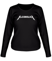 Женская футболка длинный рукав Alcoholica фото