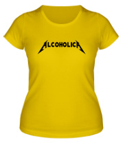 Женская футболка Alcoholica фото