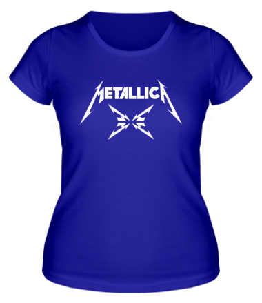 Женская футболка Metallica (4M logo)