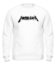 Толстовка без капюшона Metallica painted logo