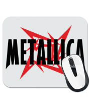 Коврик для мыши Логотип группы Metallica фото