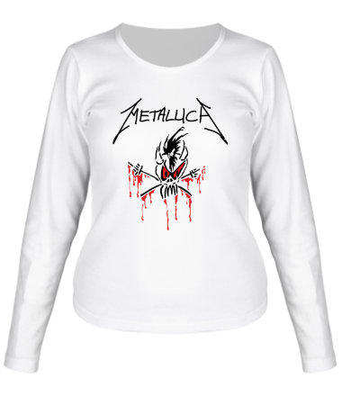 Женская футболка длинный рукав Metallica - Scary Guy