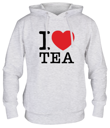 Толстовка худи I love tea