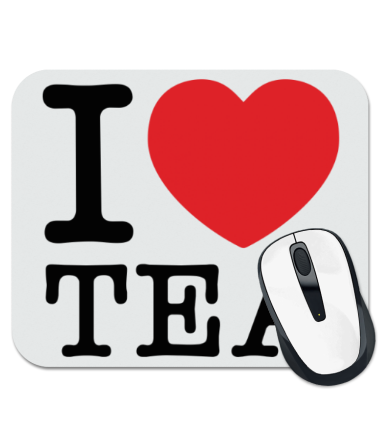 Коврик для мыши I love tea