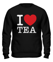 Толстовка без капюшона I love tea
