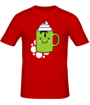 Мужская футболка Кофе со сливками фото