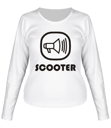 Женская футболка длинный рукав Scooter