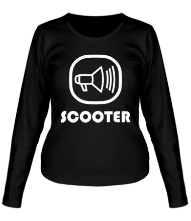 Женская футболка длинный рукав Scooter