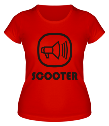 Женская футболка Scooter