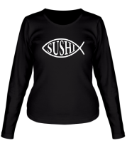 Женская футболка длинный рукав Sushi фото